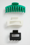 Hair Claw Pack  Bright Mint  hi-res