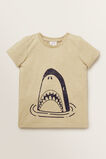 Shark Print Tee    hi-res