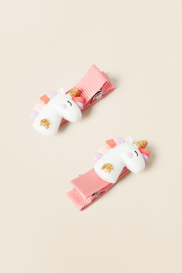 Unicorn Duck Clips  Multi  hi-res
