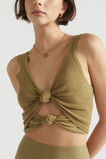 Cotton Knit Top  Deep Bronze  hi-res