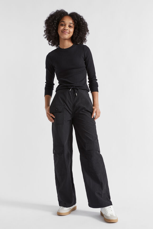 Parachute Cargo Pant  Black  hi-res