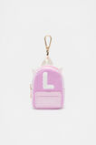 Mini Backpack Initial Keyring  L  hi-res