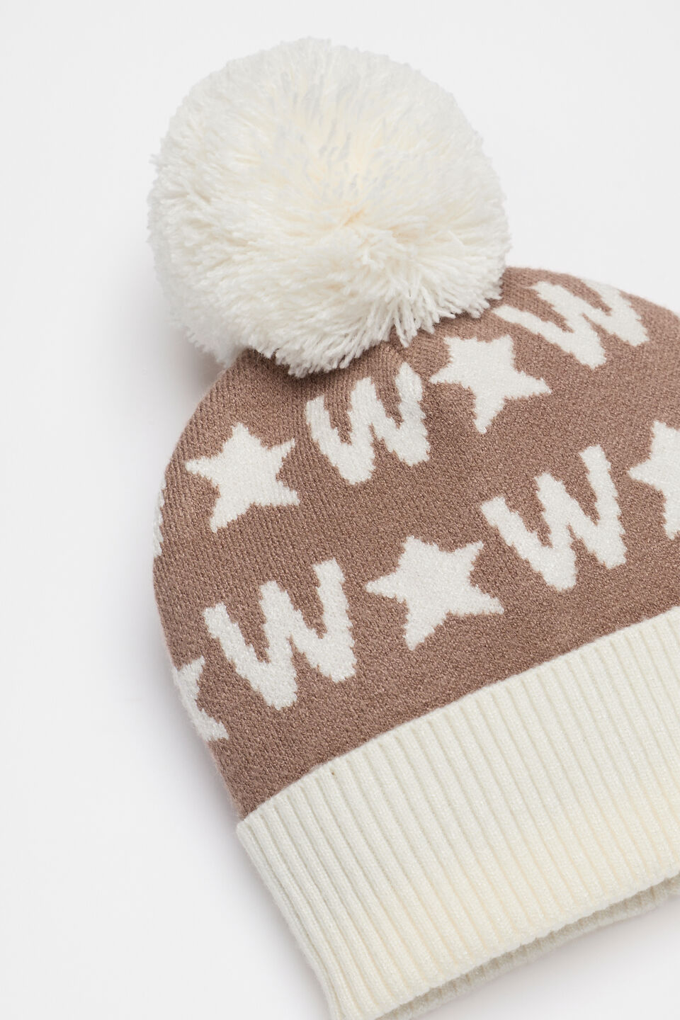 Star Initial Beanie  W