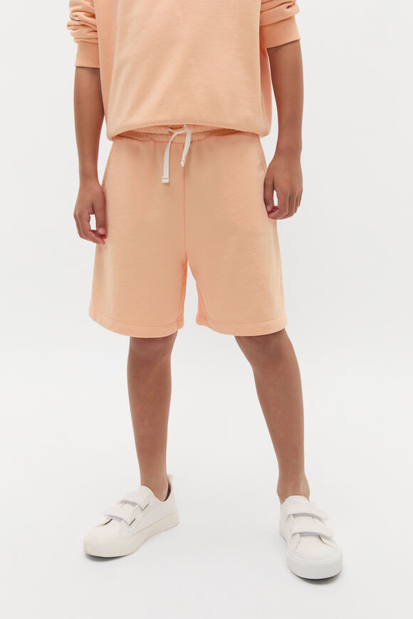 Longline Garment Dye Short  Washed Apricot  hi-res