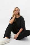 Oversized Longline Tee  Black  hi-res