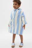 Swim Zip Poncho  Luna Blue Stripe  hi-res