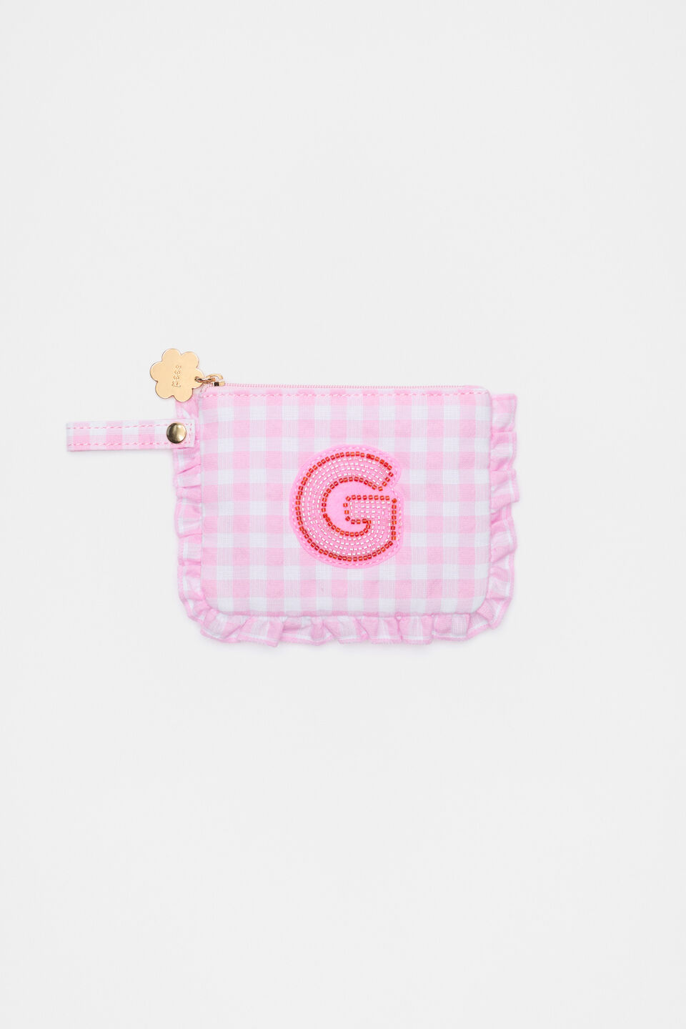 Beaded Initial Purse  G