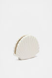 Shell Napkin Holder  Cloud Cream  hi-res
