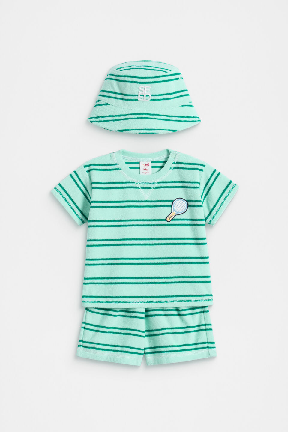 Towelling Short  Pale Mint