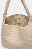 Woven Textured Tote  Ecru  hi-res