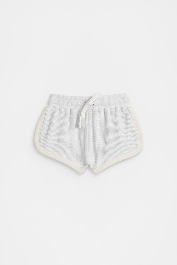 Waffle Logo Short  Light Grey Marle  hi-res