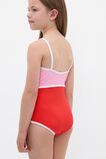 Colourblock Bather  Candy Pink  hi-res