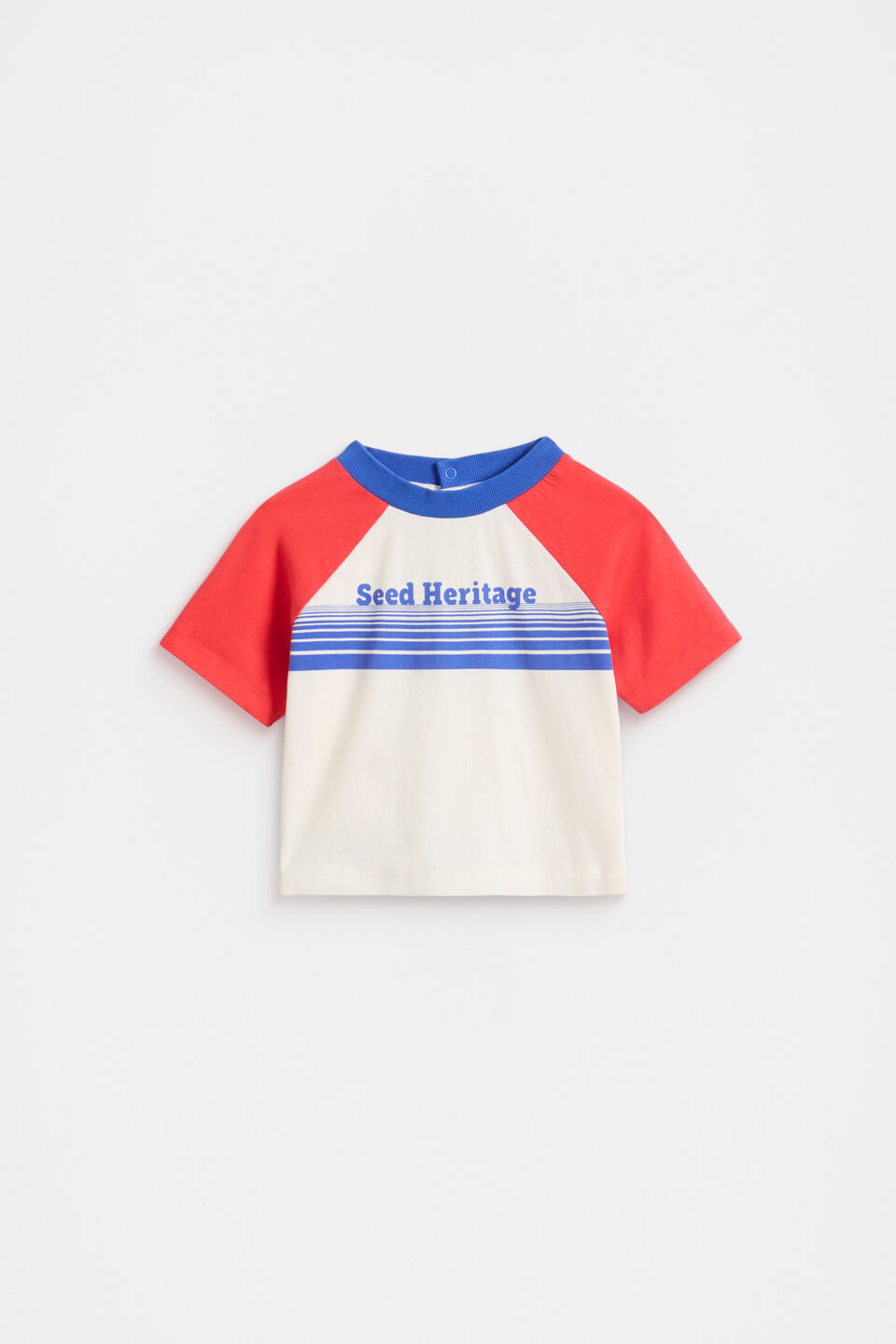 Colourblock Logo Tee  Strawberry Red