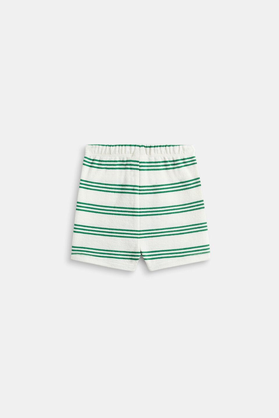 Stripe Fitted Short  Evergreen Stripe