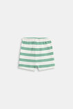 Stripe Fitted Short  Evergreen Stripe  hi-res