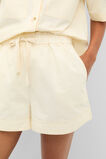 Contrast Stitch Short  Coconut Cream  hi-res