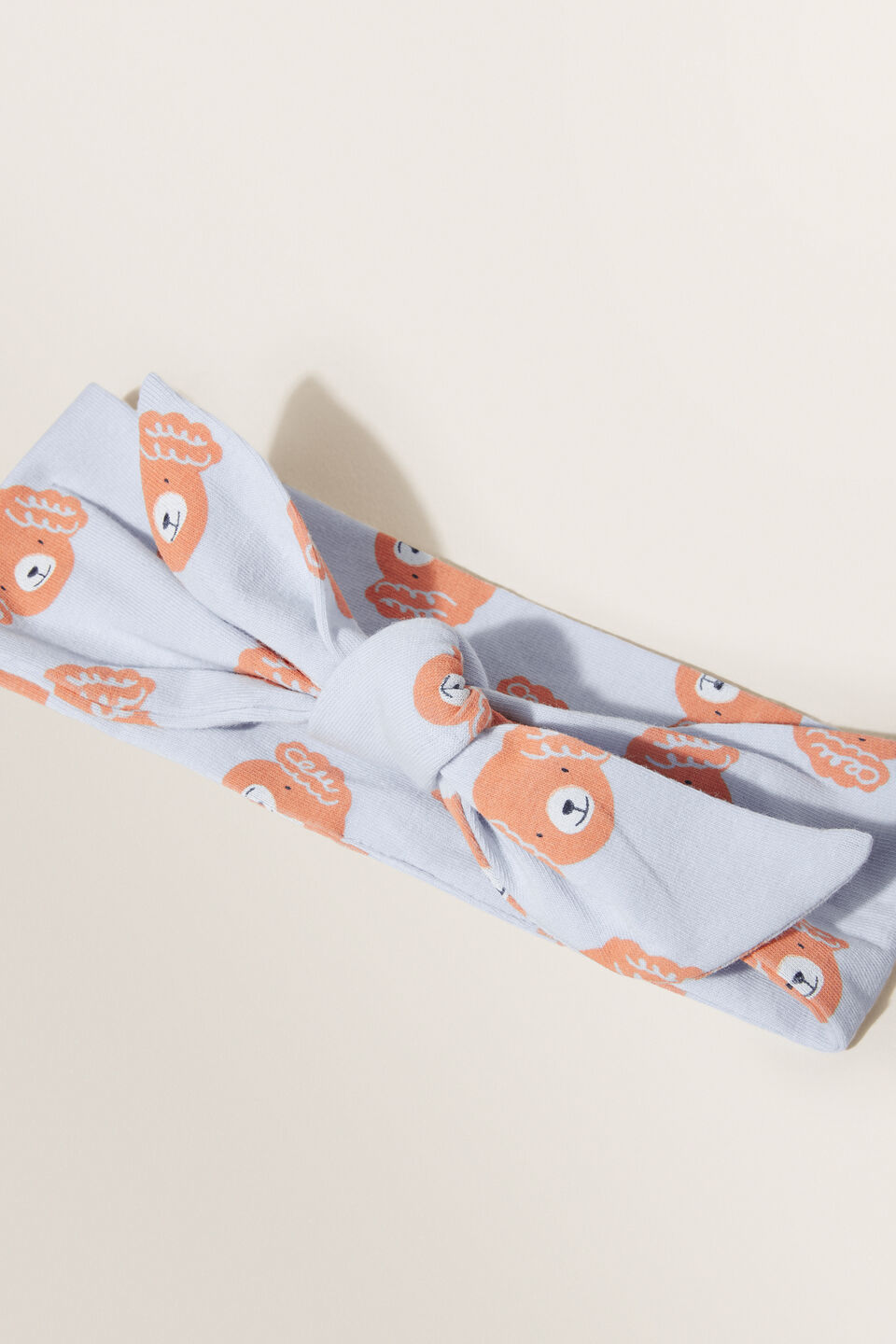 Poodle Headband  Baby Blue