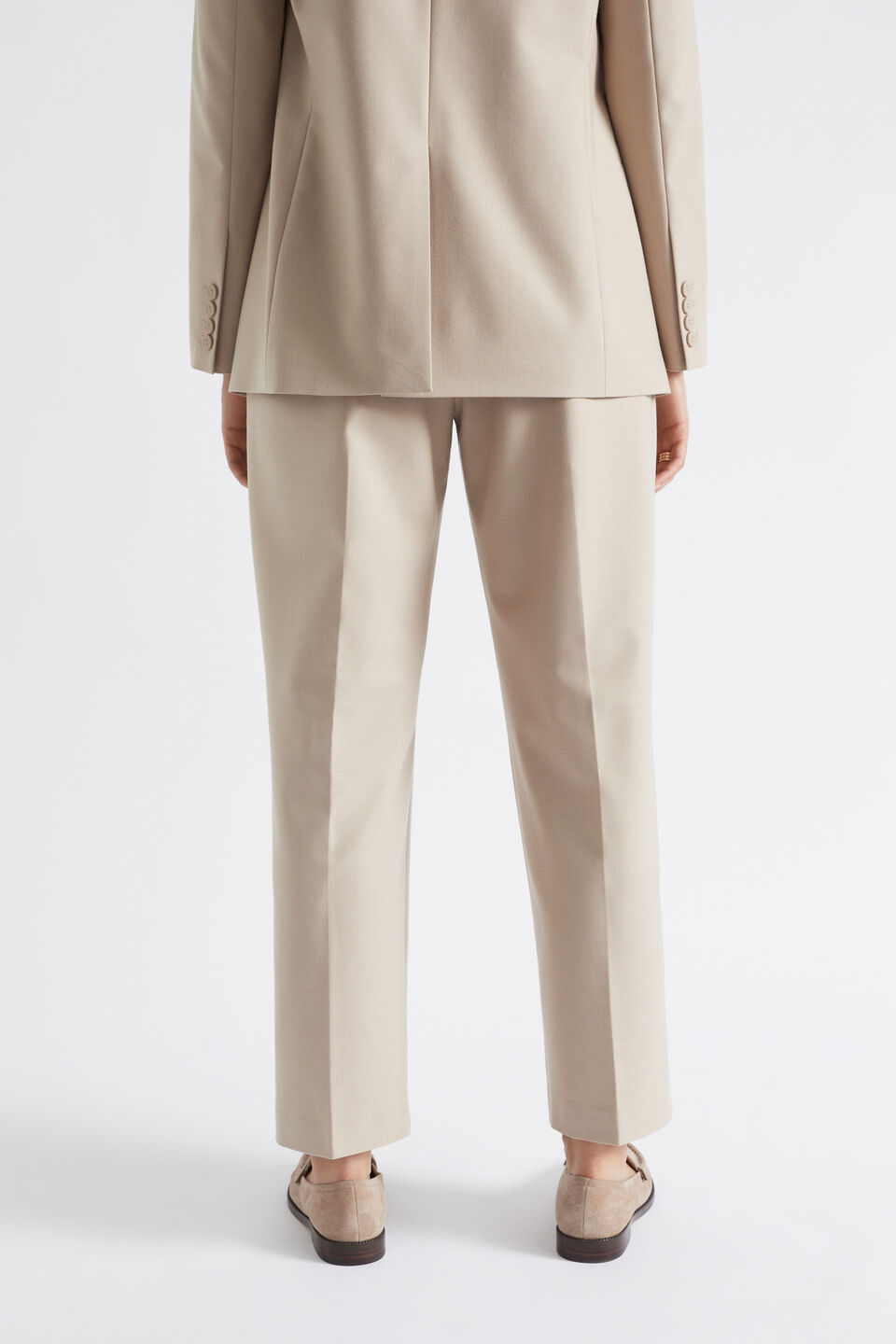 Pleat Front Trouser  Light Storm