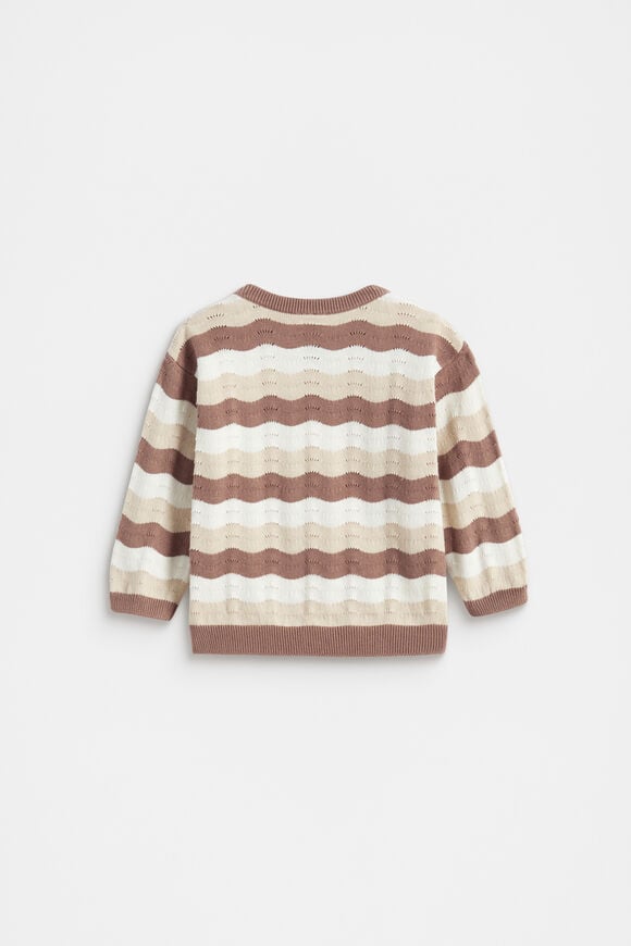 Wavy Knit Jumper  Teddy  hi-res