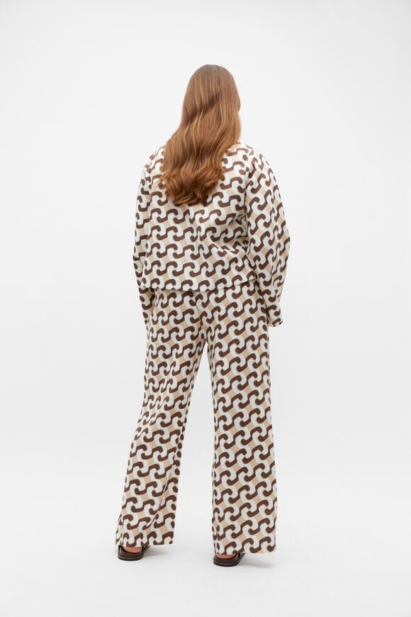 Chain Geo Linen Pleat Pant  Chain Geo  hi-res