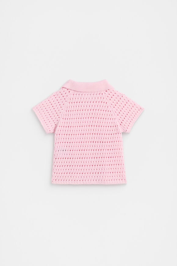 Textured Knit Shirt  Posie  hi-res