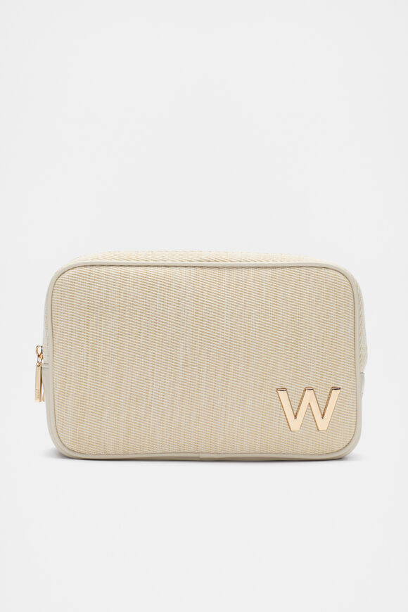 Initials Make Up Bag  W  hi-res