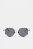 Becca Round Metal Sunglasses  Silver  hi-res