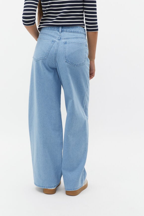 Essential Wide Leg Jean  Clean Blue Wash  hi-res