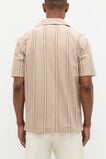 Stripe Pique Shirt  Nougat  hi-res