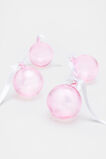 Glass Bauble Pack of 4  Fairy Floss  hi-res