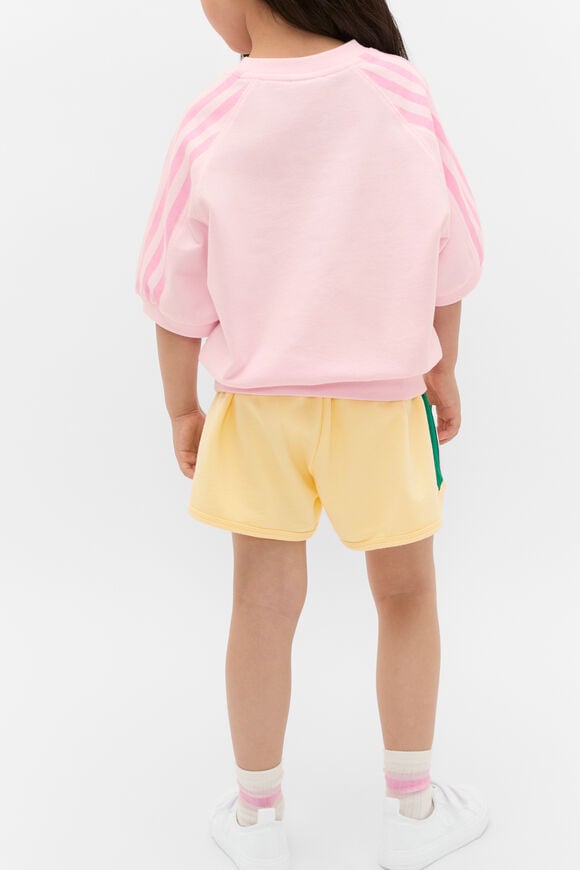 Stripe Logo Track Tee  Pink Lemonade  hi-res