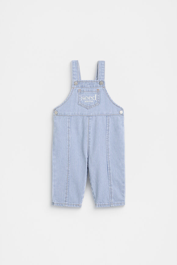 Core Logo Overall  Denim Stripe  hi-res
