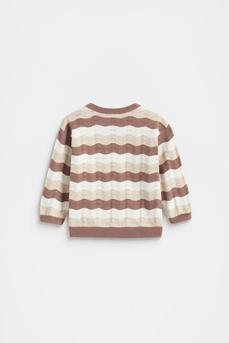 Wavy Knit Jumper  Teddy