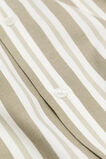 Stripe Collar Detail Poncho  Rosemary Stripe  hi-res