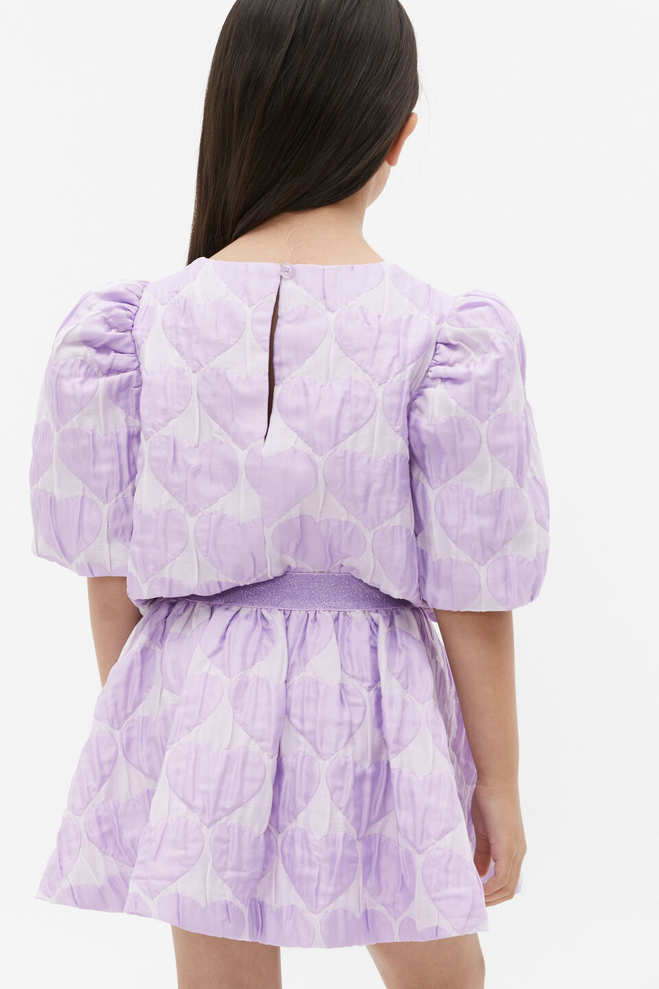 Heart Skirt  Bright Orchid