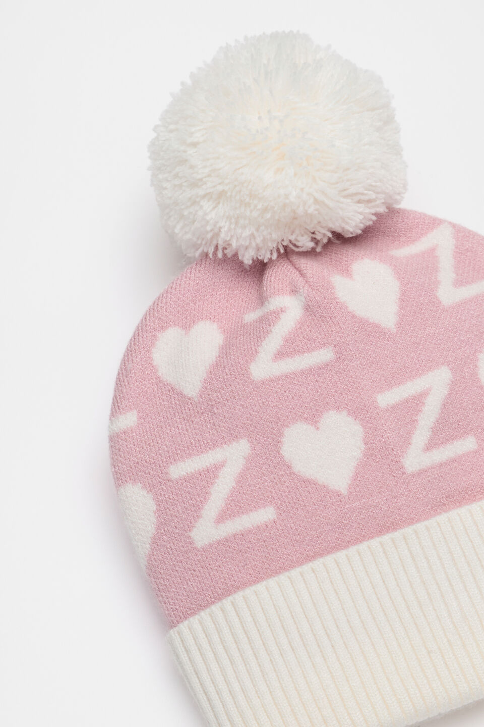 Heart Initial Beanie  Z
