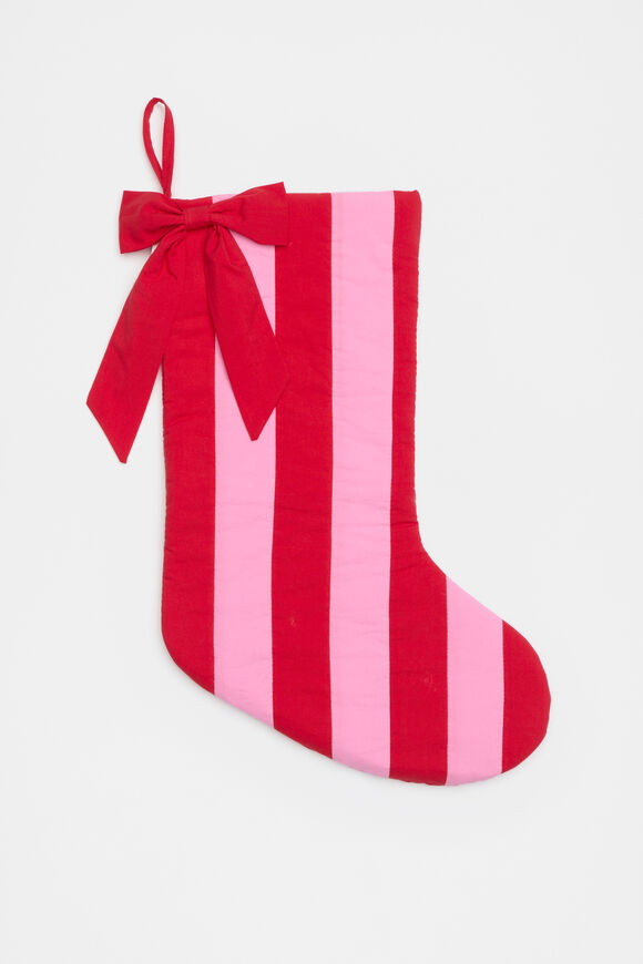 Christmas Stocking  Pink Multi  hi-res