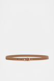 Celeste Narrow Leather Belt  Caramel  hi-res
