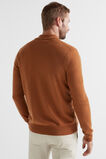 Merino Wool Polo Knit  Nutmeg  hi-res