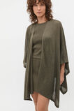 Fine Knit Poncho  Olive Leaf  hi-res