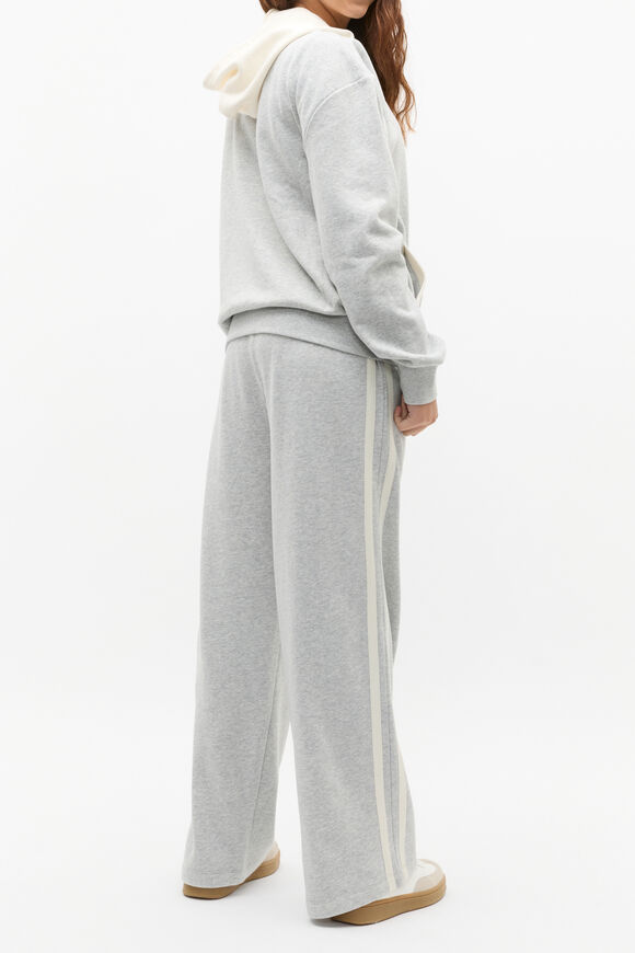 Spliced Hoodie  Light Grey Marle  hi-res