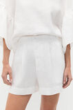 Core Linen Gathered Palazzo Short  Whisper White  hi-res