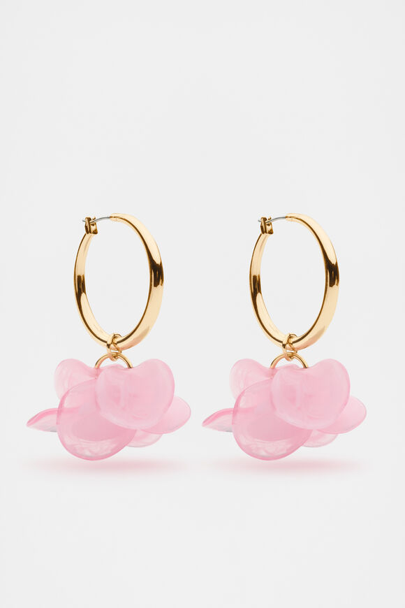 Resin Petal Earring  Fairy Floss  hi-res