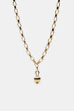 Fluted Sphere Necklace  Gold  hi-res