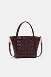 Woven Mini Crossbody Bag  Plum Red  hi-res