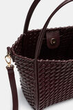 Woven Mini Crossbody Bag  Plum Red  hi-res
