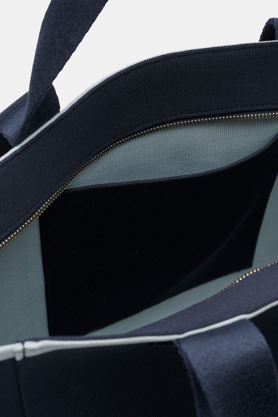 Seed Logo Knit Tote  Twilight Blue