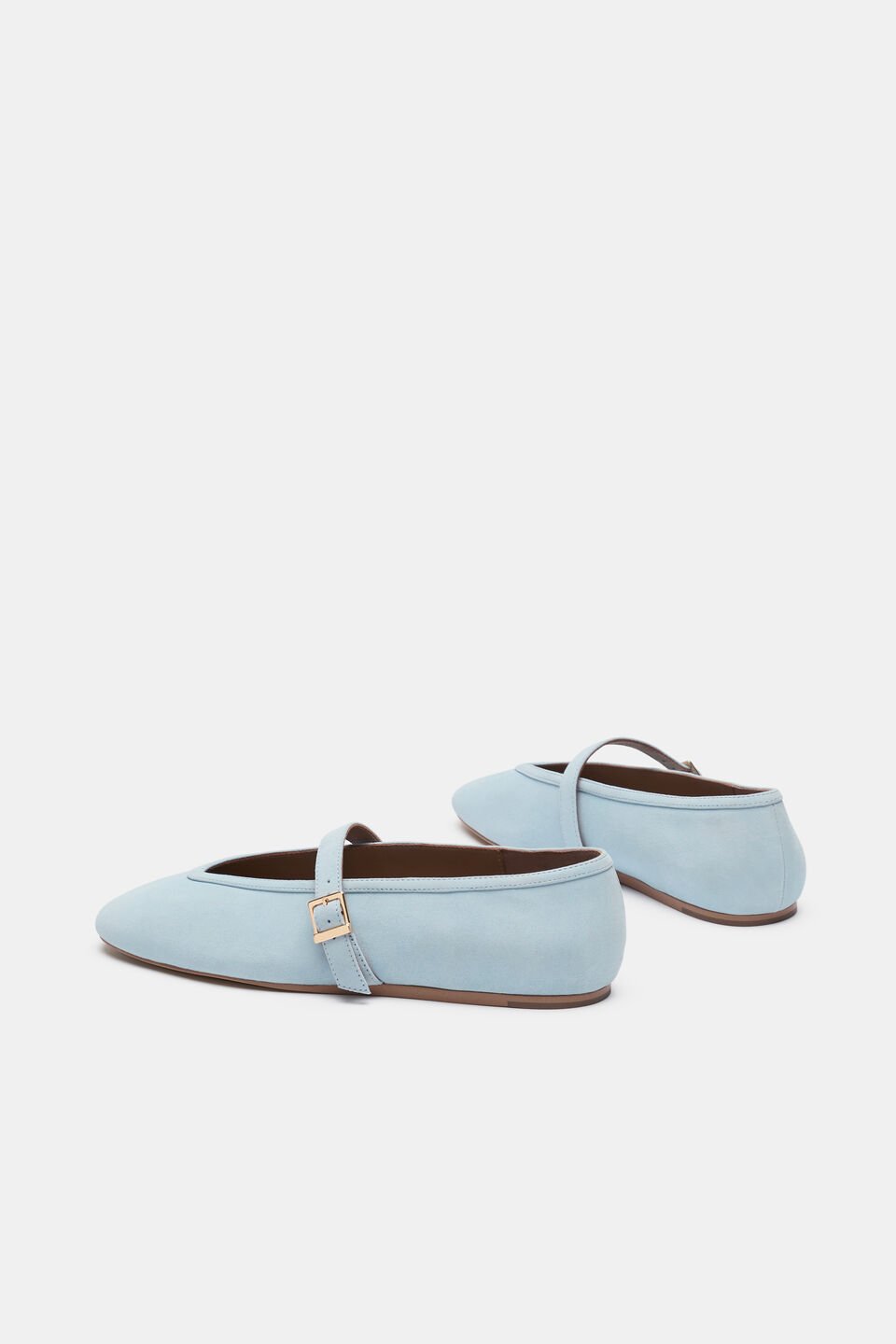 Arlo Ballet Flat  Arctic Blue Suede