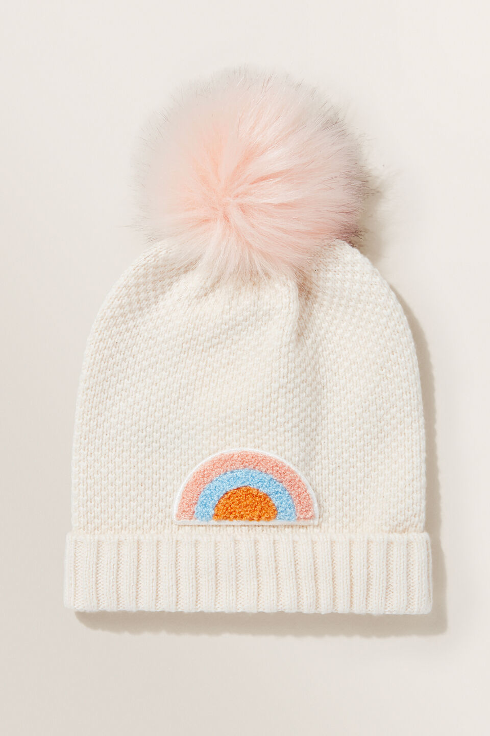 Rainbow Patch Beanie  Multi