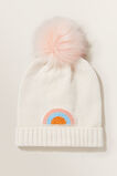 Rainbow Patch Beanie  Multi  hi-res